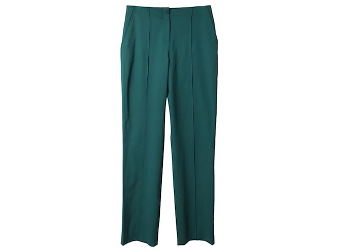 Diane Von Furstenberg Tailored Jeans in Teal Wool Green  ref.1098659