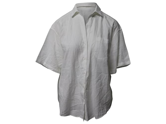 Camisa de botão Weekend Max Mara em algodão branco  ref.1098701