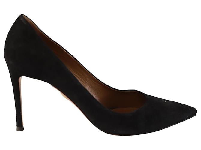Aquazzura Pumps in Black Suede   ref.1098717