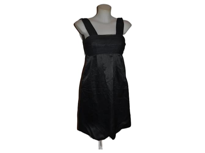 Vera Wang mini dress Black Polyester  ref.1098753