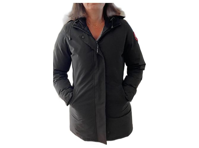 Canada Goose Victoria Mantel Schwarz