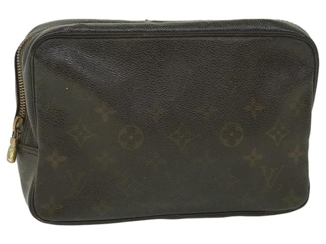 Toilette Trousse Monogram Louis Vuitton 23 Pochette M47524 Auth LV 56103 Monogramme  ref.1098825