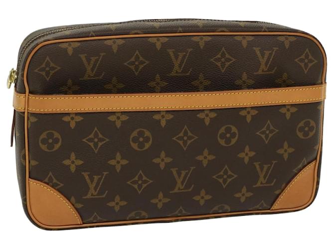 Louis Vuitton Monogram Compiegne 28 Clutch Bag M51845 LV Auth 55529 Cloth  ref.1098828