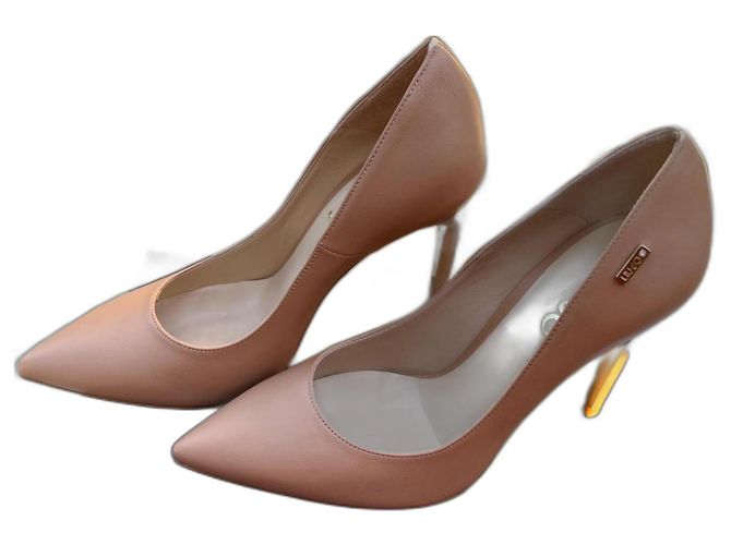 Liu.Jo Pumps Leder Nude Größe 38 Fleisch