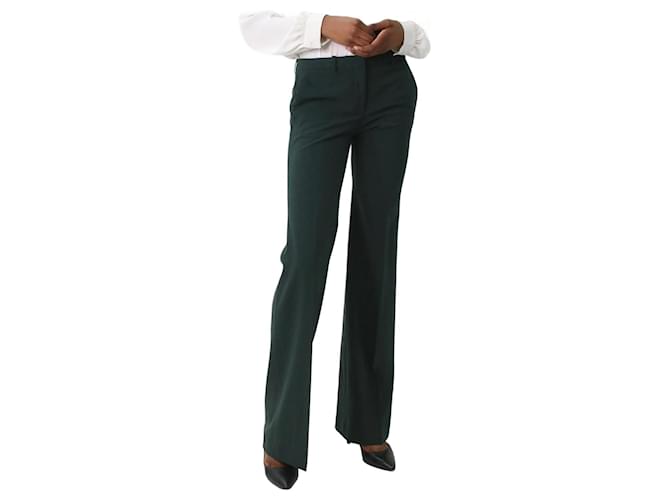 Theory Pantalon à poches vert - taille US 2 Laine  ref.1098944