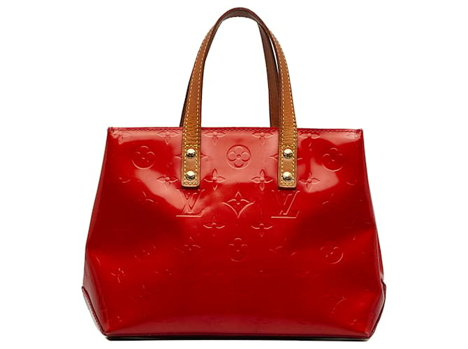 Louis Vuitton Red Monogram Vernis Reade PM Leather Patent leather  ref.1099008