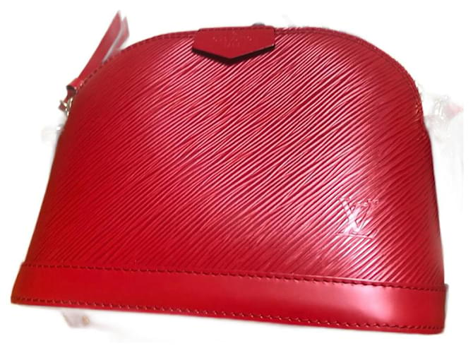 Louis Vuitton Alma BB Red Leather  ref.1099179