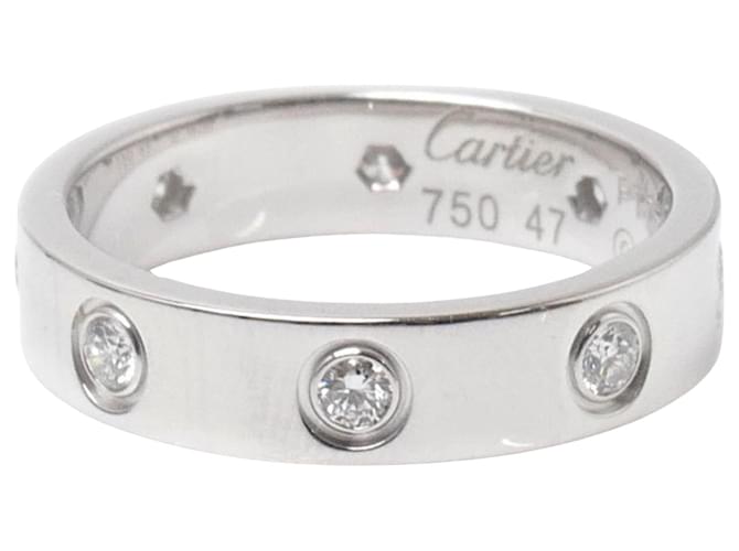 Cartier Love Prata Ouro branco  ref.1099544