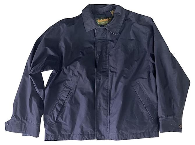 Timberland Blazers Jackets Blue Cotton  ref.1099561
