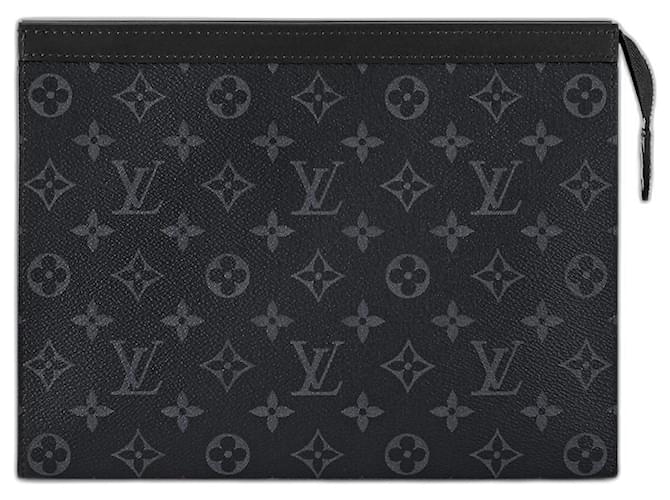 Louis Vuitton LV Pochette Voyage eclipse new Black Cloth  ref.1099699