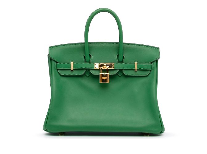 Hermès HERMES Sacs à main Birkin 25 Cuir Vert