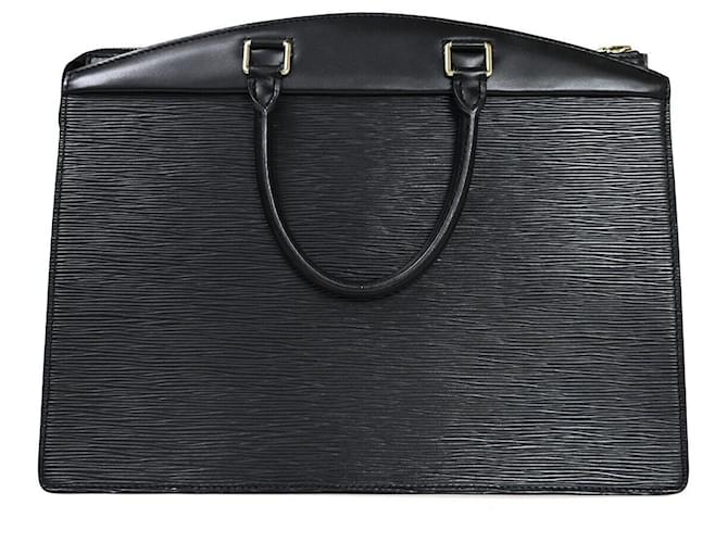 Louis Vuitton Riviera Negro Cuero  ref.1100287