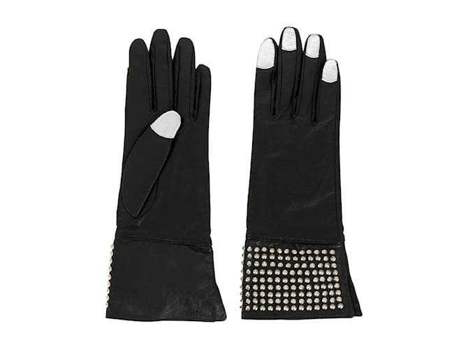 Yohji Yamamoto black leather gloves  ref.1100408
