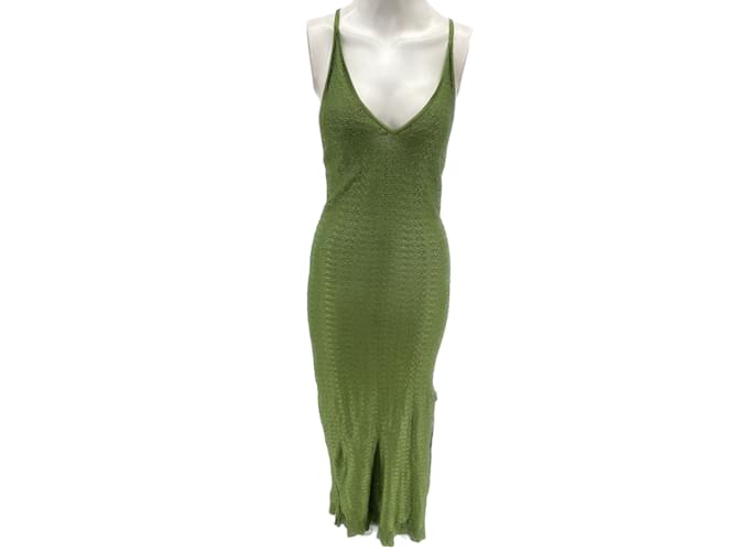 Autre Marque ESTEBAN CORTAZAR  Dresses T.International S Viscose Green  ref.1100557