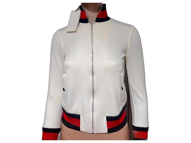 Check tweed jacket in multicolour | GUCCI® GR