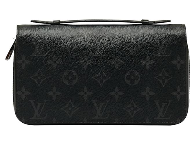 Louis Vuitton Zippy XL Negro Cuero  ref.1100732