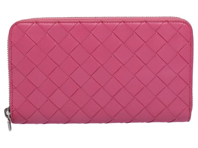 Bottega Veneta Intrecciato Pink Leather  ref.1100787