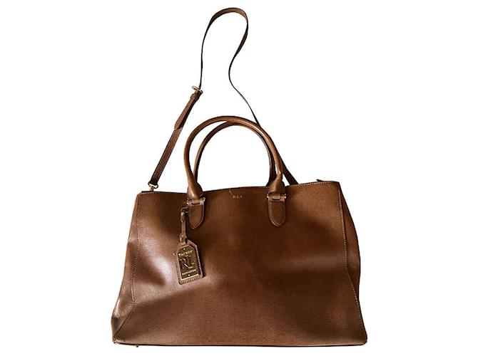 Ralph Lauren Handbags Brown Leatherette  ref.1100981