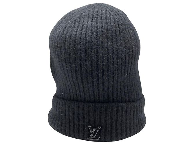 Louis Vuitton Bonnet LV à frente Preto