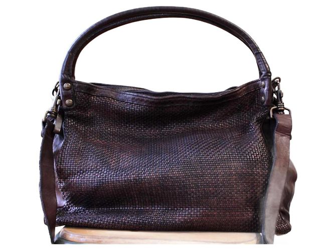 Bolso grande Campomaggi Marrón oscuro