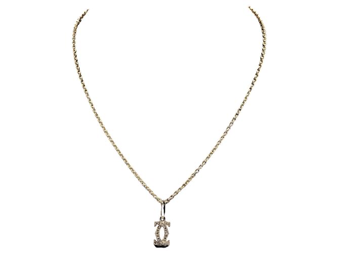 Cartier C2 collier à breloques Or jaune Doré  ref.1101163