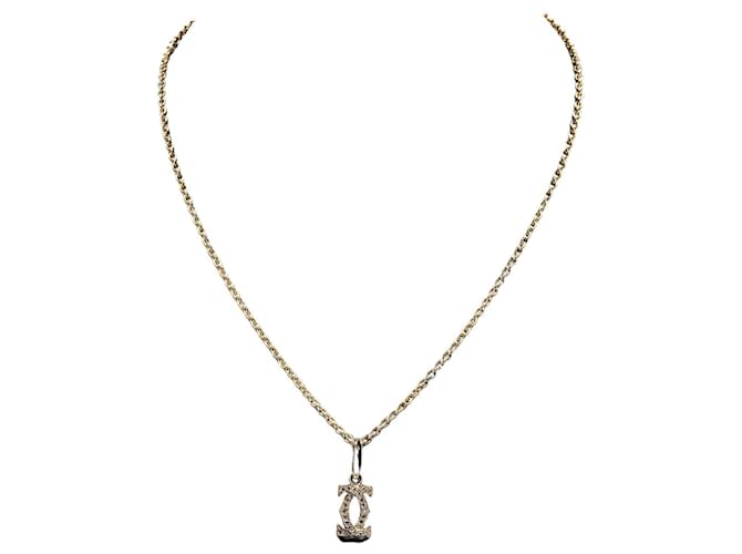 Cartier C2 charm necklace Golden Yellow gold  ref.1101163
