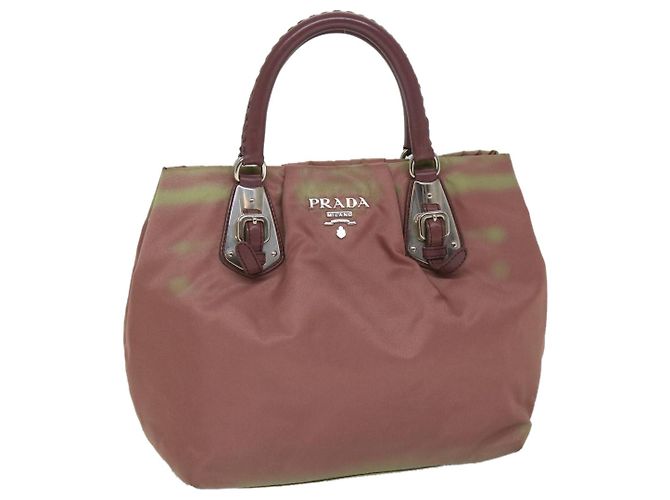 Bolsa PRADA Nylon Rosa Auth am5092