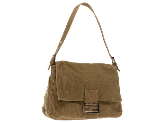 バッグ Fendi corduroy mamma baguette bag FENDI Corduroy Mama Baguette Beige 1093216 | FASHIONPHILE