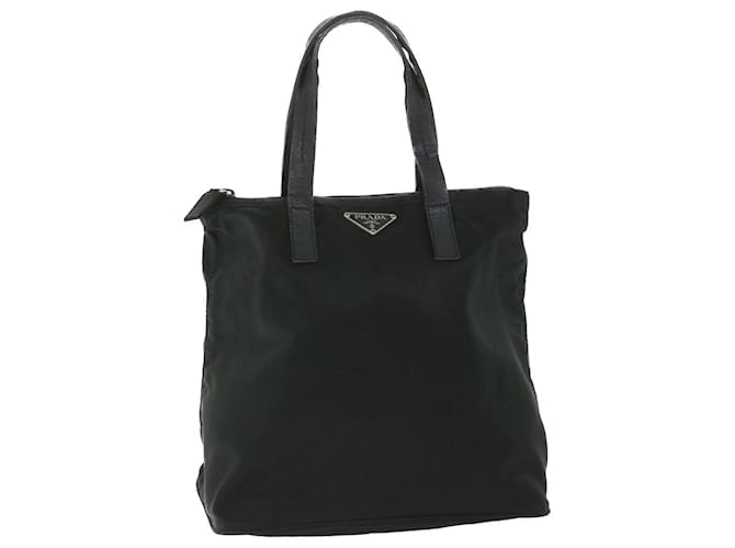 PRADA Hand Bag Nylon Black Auth ac2289  ref.1101322