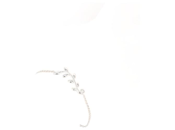 Tiffany & Co Olive leaf Silvery Silver  ref.1101368