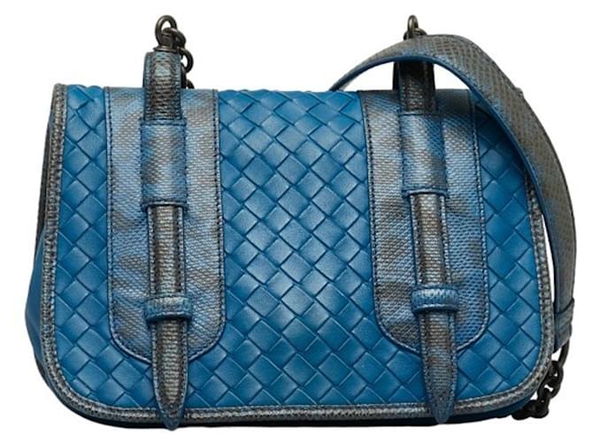 Bottega Veneta -- Blue Leather  ref.1101416