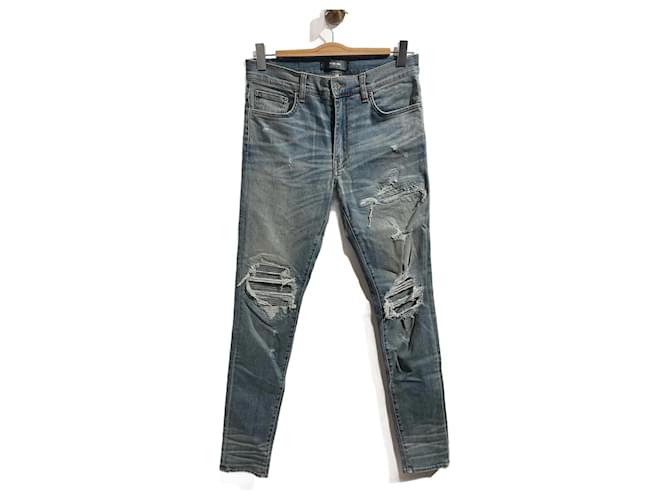 AMIRI Jeans T.US 30 cotton Blu Cotone  ref.1101457