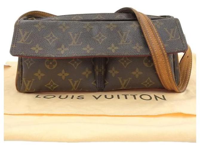 Louis Vuitton Monograma Viva Cite MM M51164 Marrom Lona  ref.1101622
