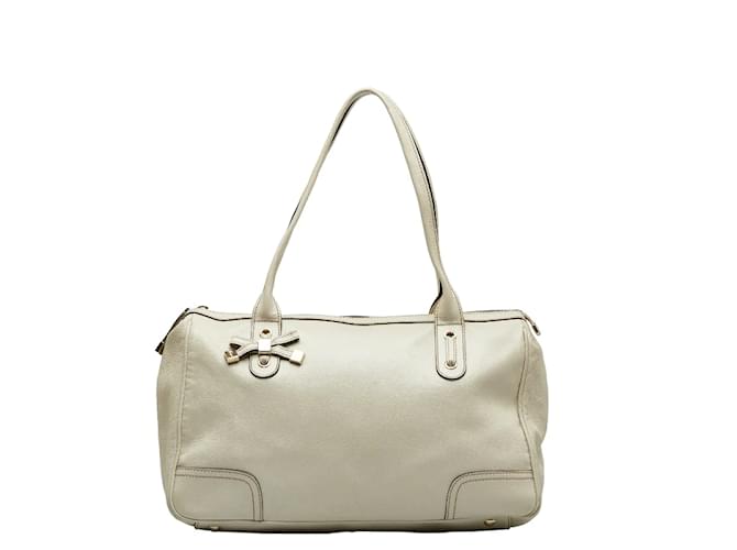 Gucci Princy-Handtasche aus Leder 177052 Weiß  ref.1101642