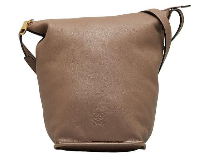 Loewe Leather Crossbody Bag Brown  ref.1101648