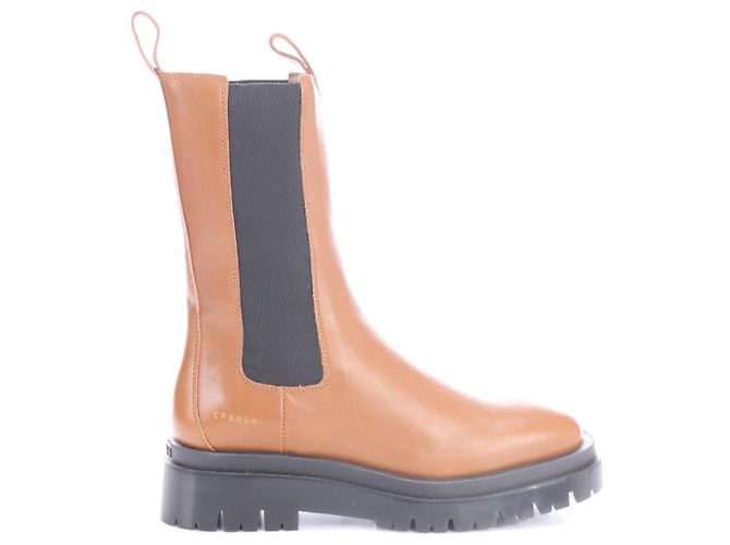 Autre Marque Botines de cuero marrón Copenhagen Studios Castaño