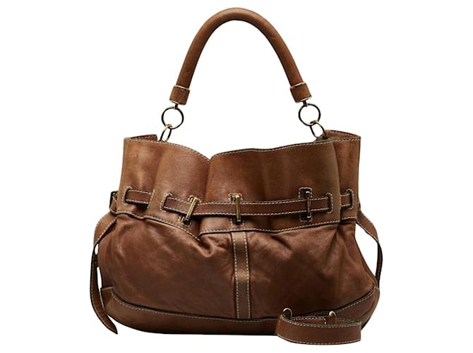 BURBERRY Brown Leather  ref.1101888