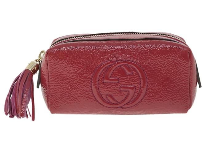 Gucci Interlocking G Pink Patent leather  ref.1101949