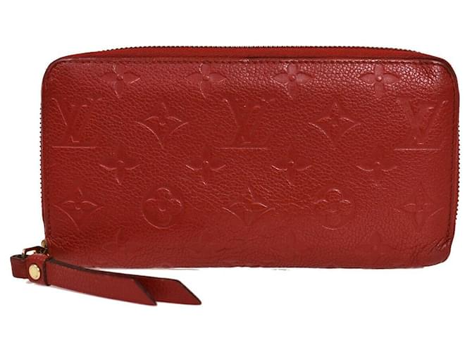 Louis Vuitton Zippy Red Cloth  ref.1102018