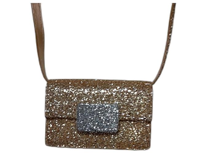 Saint Laurent Handbags Golden Leather  ref.1102218