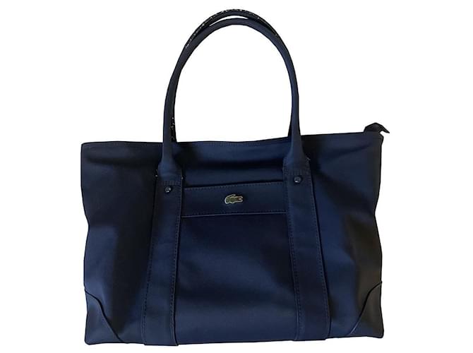 Lacoste Handbags Blue Leatherette  ref.1102368