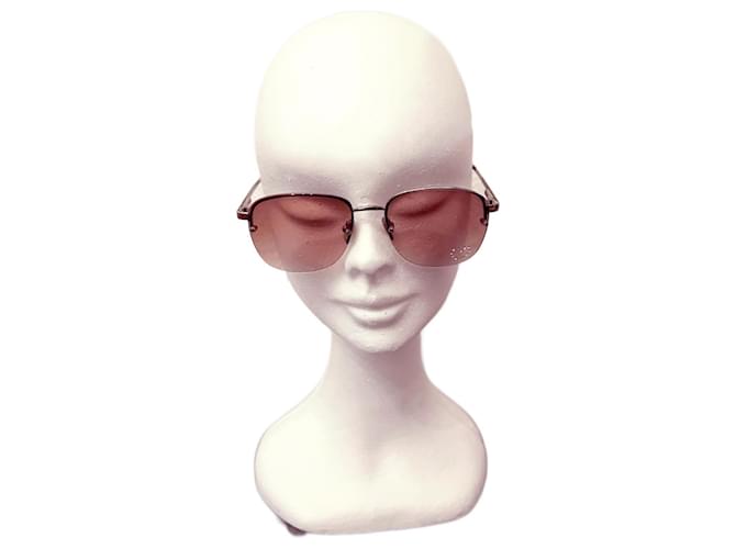 Autre Marque occhiali da sole Marrone chiaro Plastica  ref.1102460