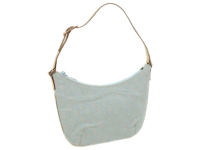 GUCCI GG Canvas Accessory Pouch Turquoise Blue 005 0813 Auth FM2785  ref.1102515