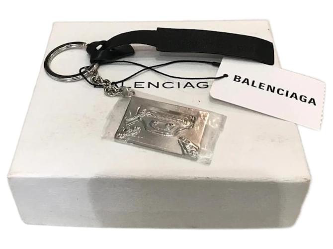 City BALENCIAGA  Bag charms T.  metal Silvery  ref.1102612