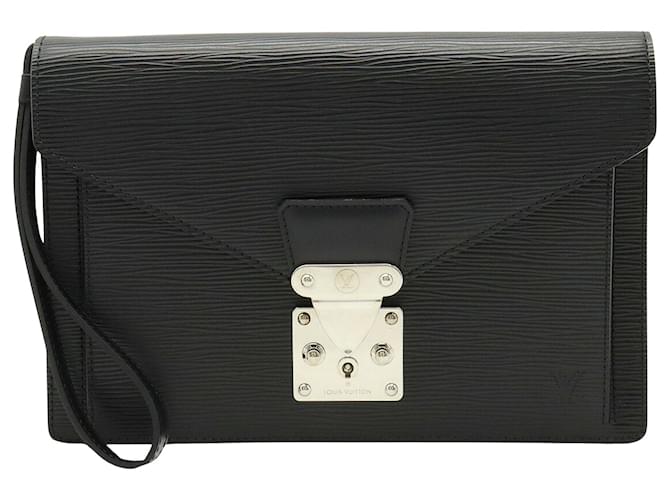 Louis Vuitton Sellier Drangonne Black Leather  ref.1102722