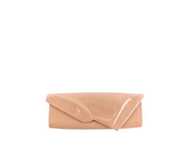 CHRISTIAN LOUBOUTIN Pochette T.  Leather Rosa Pelle  ref.1102811