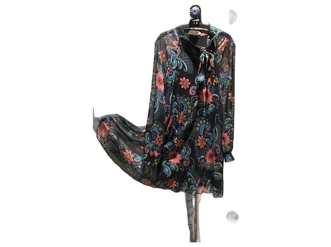 Autre Marque MOLLY BRACKEN Kleid Paisley Muster Mehrfarben
