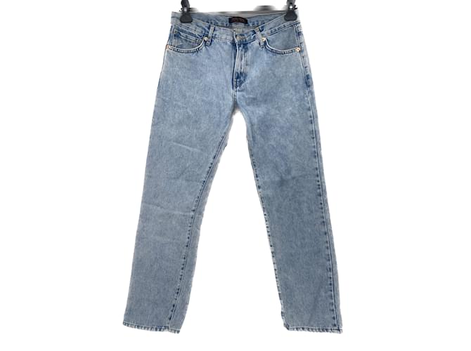 MANGO  Jeans T.fr 38 cotton Blue  ref.1103043