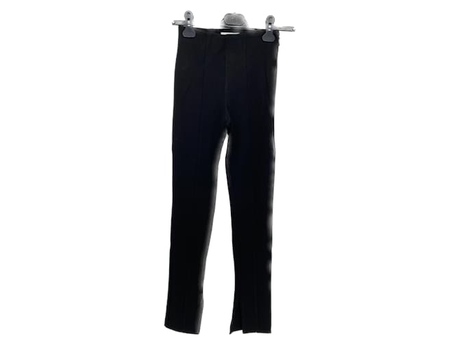 ANINE BING Pantalon T.International XS Polyester Noir  ref.1103115