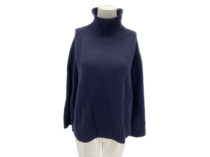 BY MALENE BIRGER  Knitwear T.International S Wool Navy blue  ref.1103118